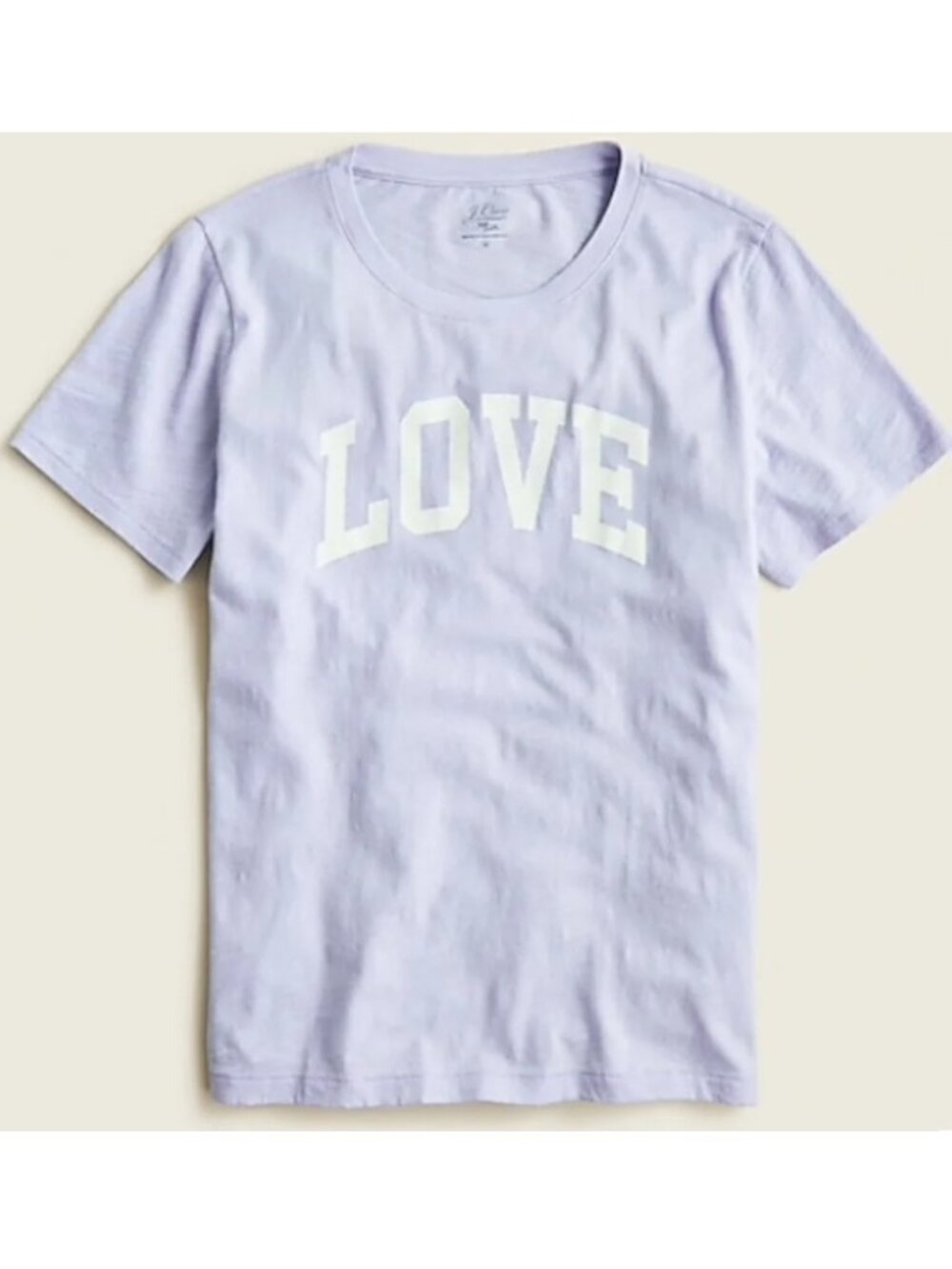 NWT J. Crew Vintage Love Periwinkle Cotton Graphic Tee Sizes S M L XL XXL